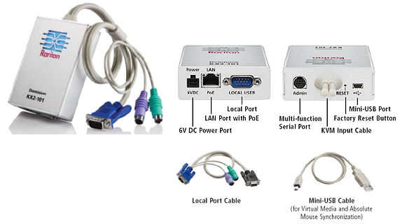 extender of price kvm of Choice, version KVM Dominion UK:Raritan DKX2 101 KX II