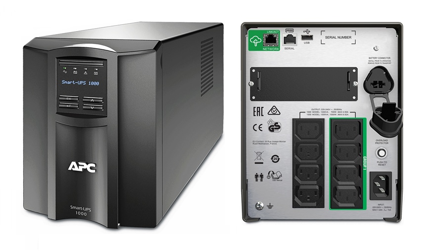PDU Choice APC-SMT1000IC - Intelligent APC Smart-UPS 1000VA LCD 230V ...