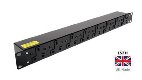 Black PDU 8 way Australian socket rack 16A power distribution unit server rack  power distribution board European socket